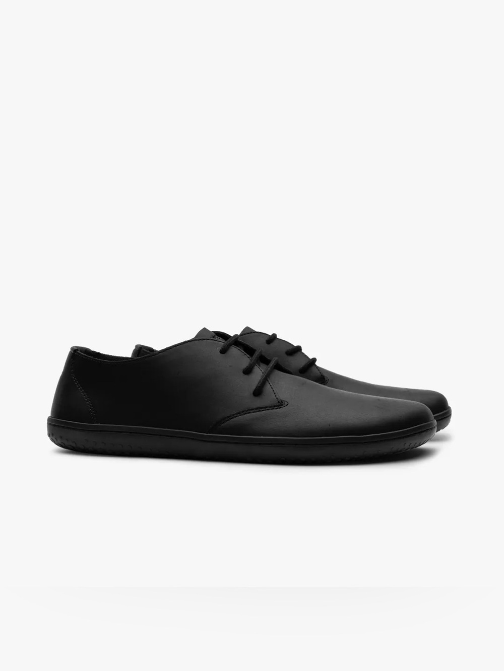 Vivo Barefoot Ra Black Leather Lace Up Athletic Shoes Sneakers Size 44